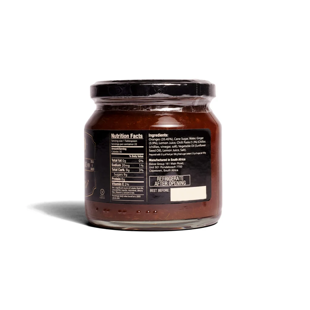 Belos Sauces orange-marmalade-gold-rear